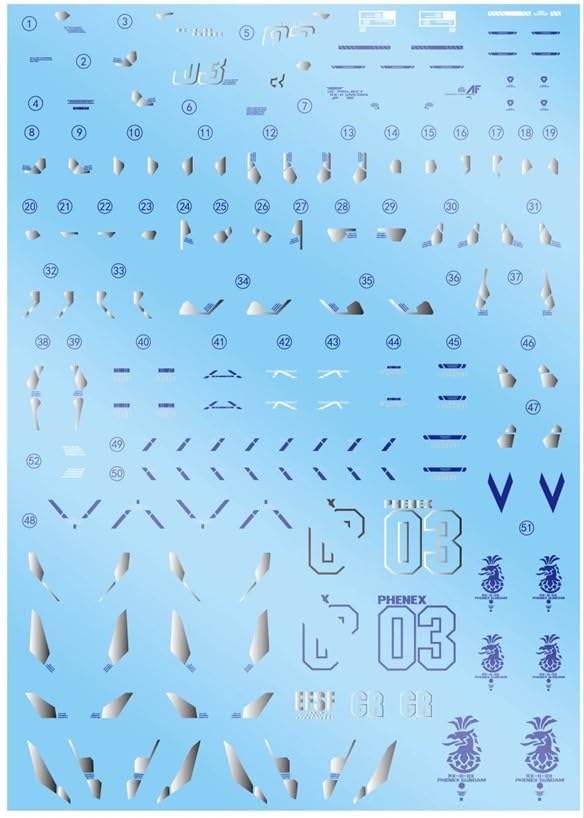 Amazon | ［HGUC 1：144］ユニコーンガンダム3号機 フェネクス 水転写