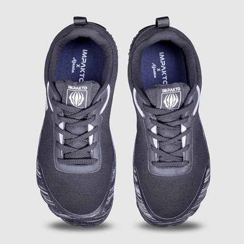 Image of Impakto Men's Barefoot Earthen Shoes | Wide Toe Box | Lightweight Shoes for Trainning, Running on Soft Ground & Workout | Minimalist Zero-Drop for Natural Movement | Anti-Skid & Flexible Rubber Sole