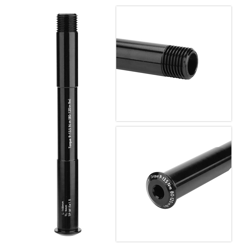 Fork Thru Axle, 100 * 15mm Bicycle Front Hubs Tube Shaft Axle Lever Aluminum Alloy Enduring for ROCK SHOX Front Fork Accessory