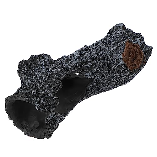 LIOOBO 爬虫類の隠れ家 カメ 小さな爬虫類の洞窟 キット ヤモリが隠れる ヤモリ水槽アクセサリー 水族館 ヘビの皮 モルモットの隠れ家 囲い 爬虫類の皮 爬虫類用ライト 蛇 樹脂