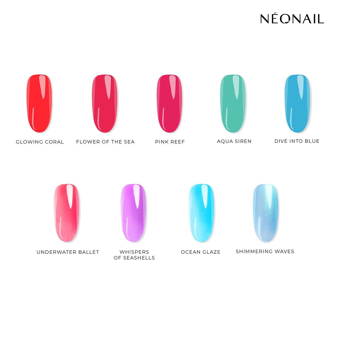 NEONAIL Lakier hybrydowy do paznokci Różowy Flower of the Sea 7,2 ml UV LED