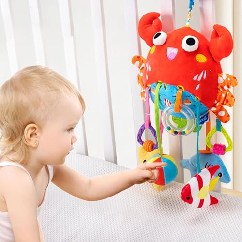 Mobile bébé multiusage et cloches de lit pour stimulation visuelle - 3
