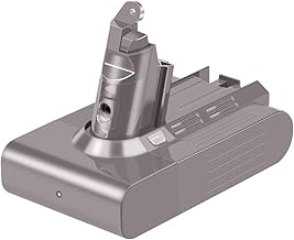 Upgrade 21.6V 4000mAh V6 Battery Replacement Battery for Dyson V6 Animal Absolute Motorhead Fluffy DC58 DC59 DC61 DC62 DC72 595 650 770 880 SV03 SV04 SV05 SV06 SV07 SV09 Handheld Vacuum Battery