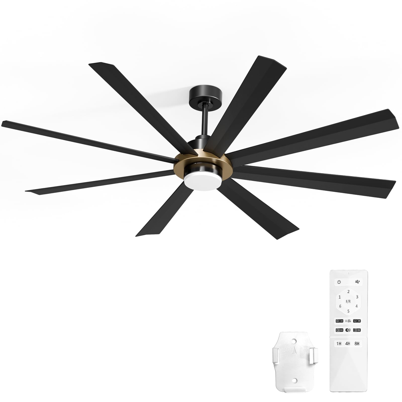 Antarctic Star Ceiling Fans with Light, 52 Inch Low Profile Ceiling Fan with Lig