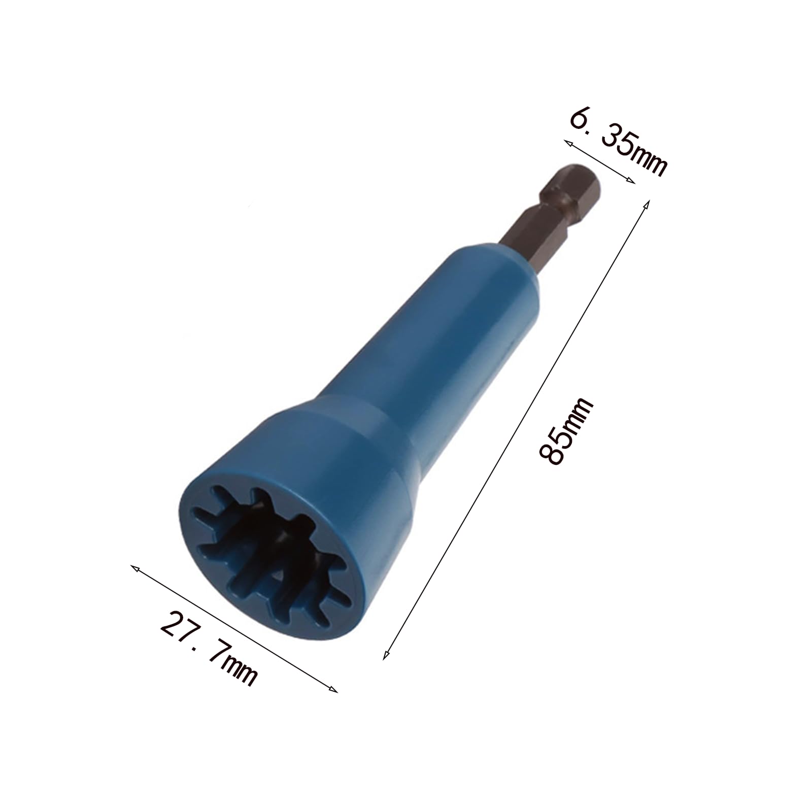 3 Pcs Wire Twister Tool for Drill,Wire Nut Twister,Spin Twist Wire Connector,Cable Stripping and Twisting Tool with 1/4" Chuck for Electric Cable(Black,Red,Blue) — Amazon image 2