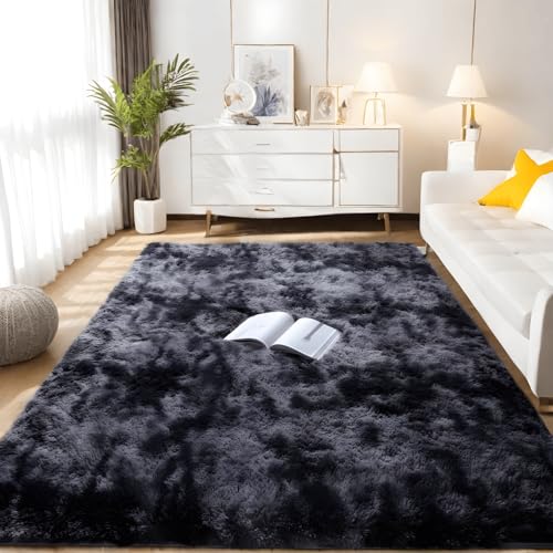 linyingdian Alfombra rectángulo Shaggy para Salón habitación de los Niños Dormitorio - Alfombra Antideslizante Muy Suave,...