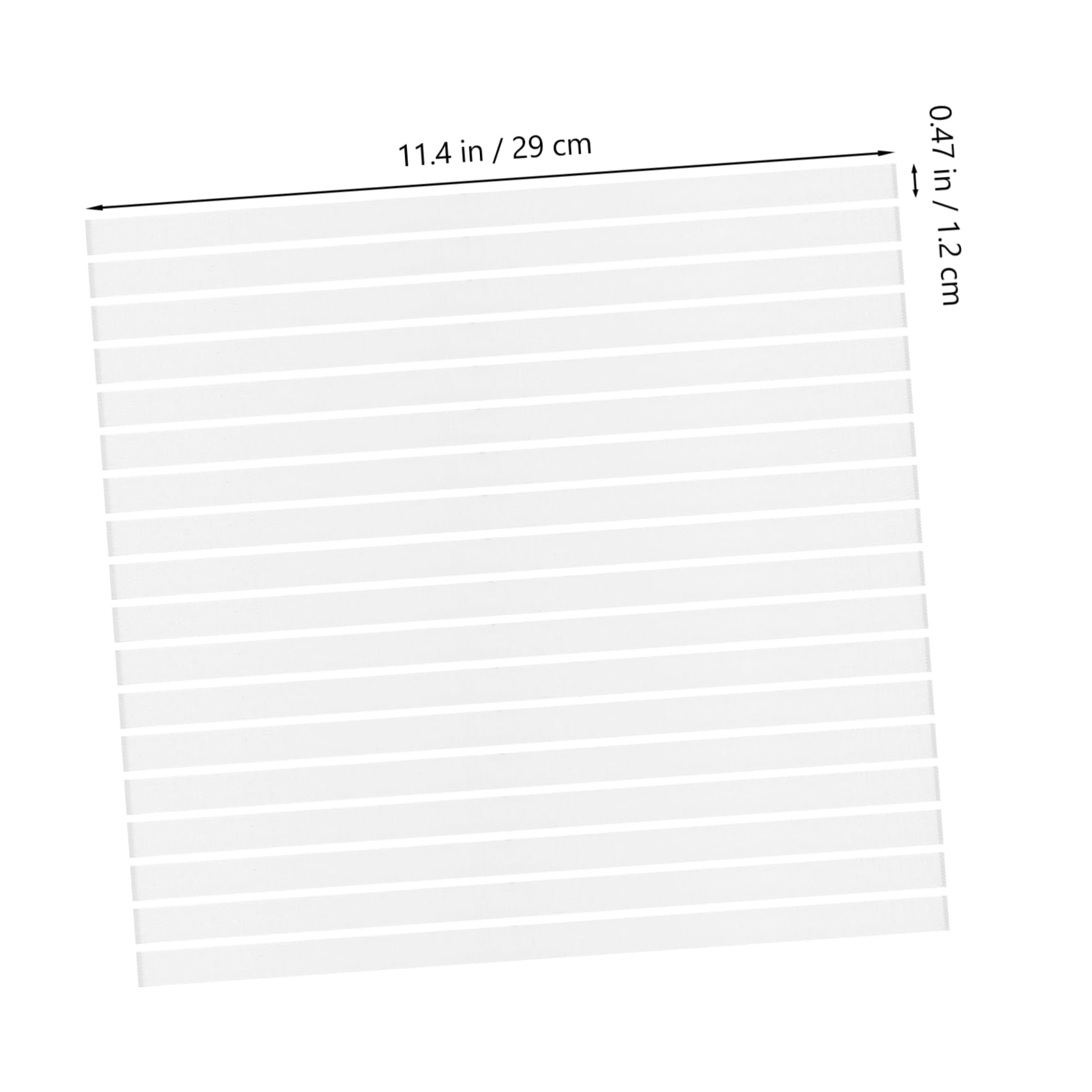 SEWACC Book Binding 20pcs Thermal Binding Strips No Mesh Glue Strips for Books