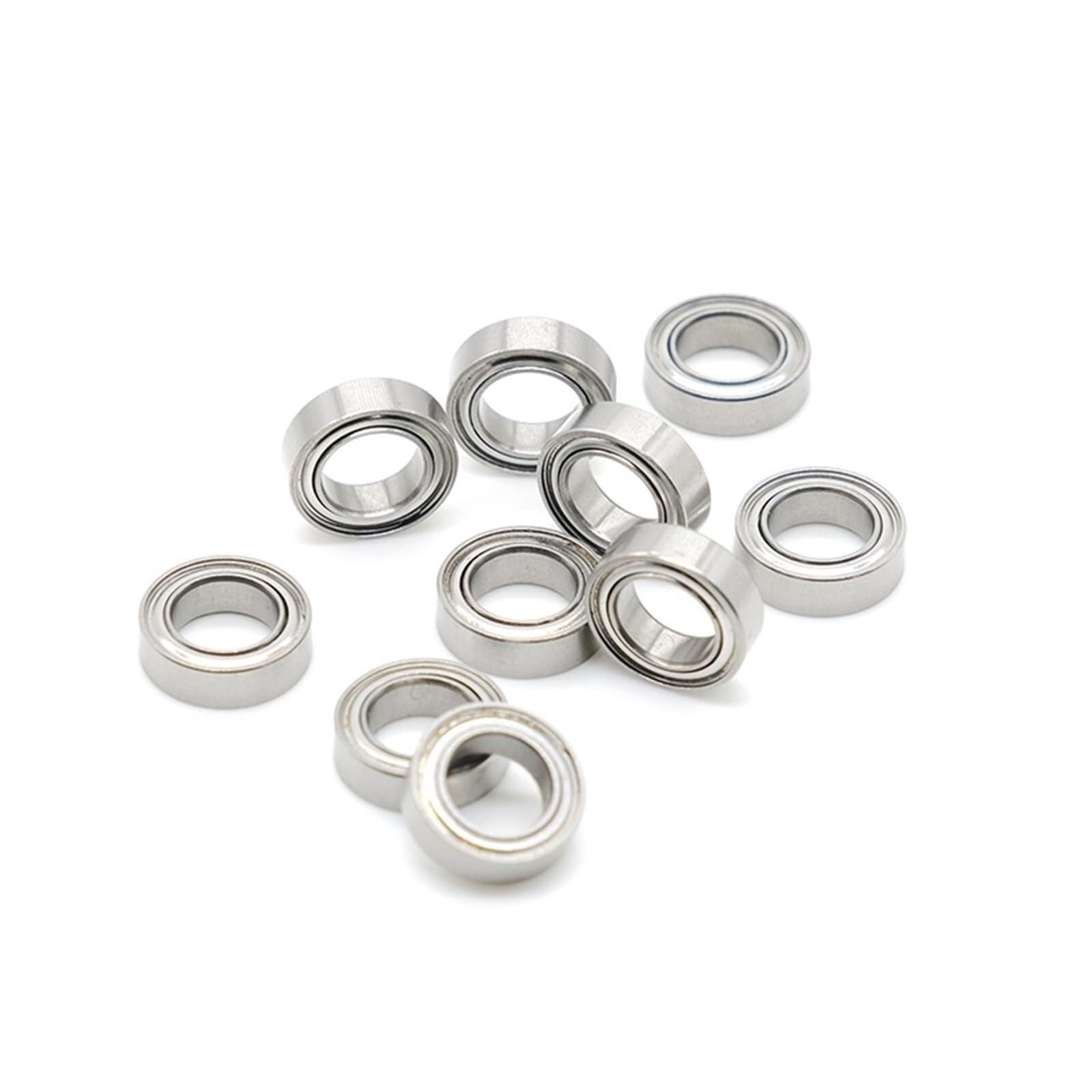 Rodamiento ABEC-7 10PCS 6x10x3 mm Rodamientos de bolas con sello de metal en miniatura de acero inoxidable S MR106 ZZ 617/6,Rodamientos