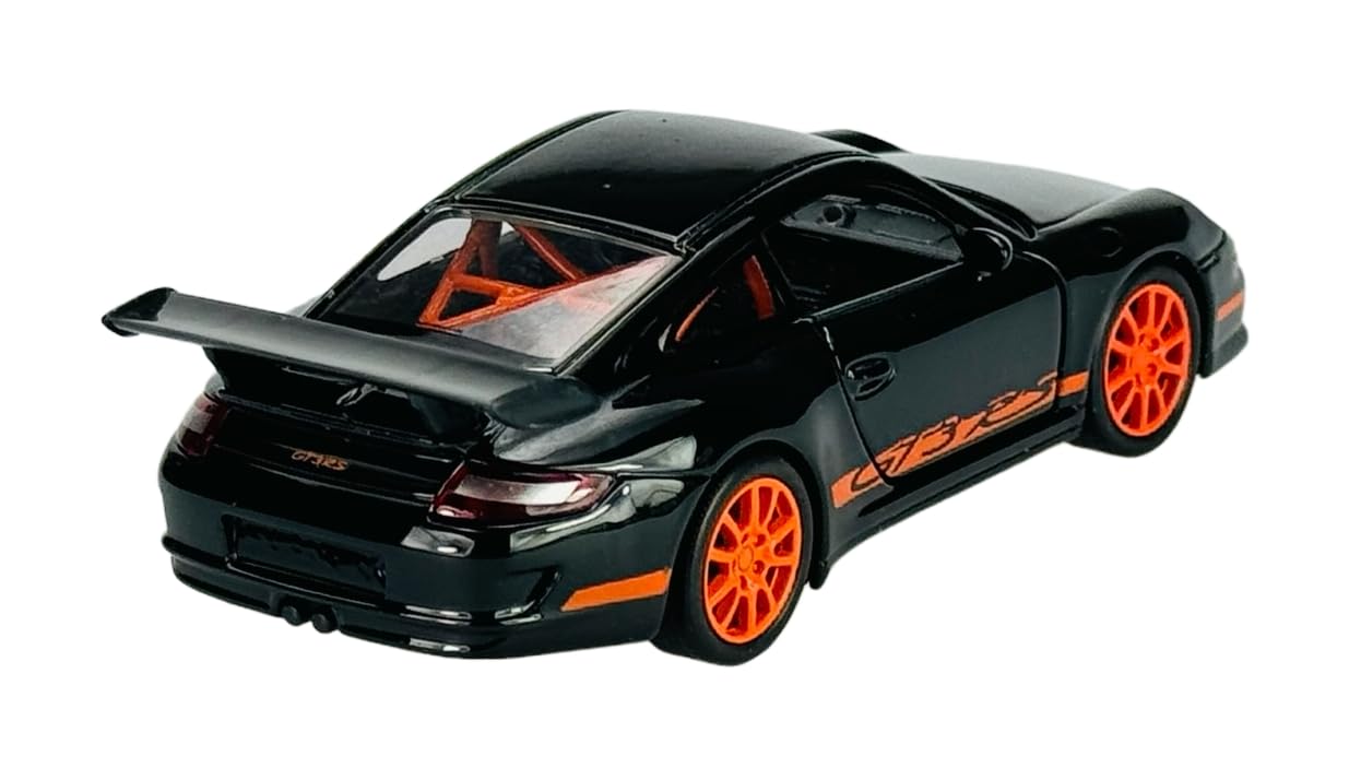 Welly Porsche 911 997 GT3 RS Orange Modèle Réduit Métal 1/34-1/39 2004-2011
