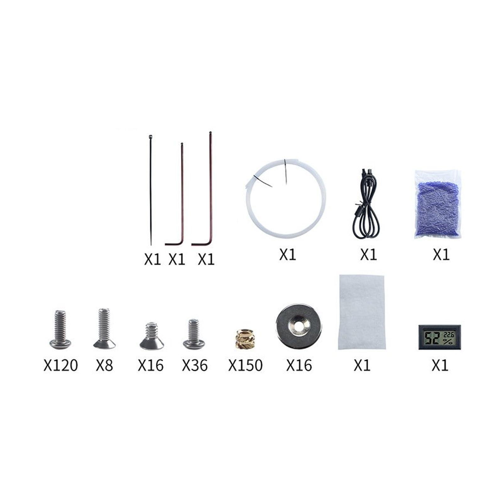 Eujgoov Carcasa Acrílica para Impresora 3D Compatible con PLA, ABS, PETG, PVA, EPA, Resistente Al Polvo y Al secado.