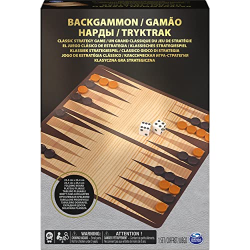 Backgammon classique or et noir CGI mallette EML avec pions de prestige