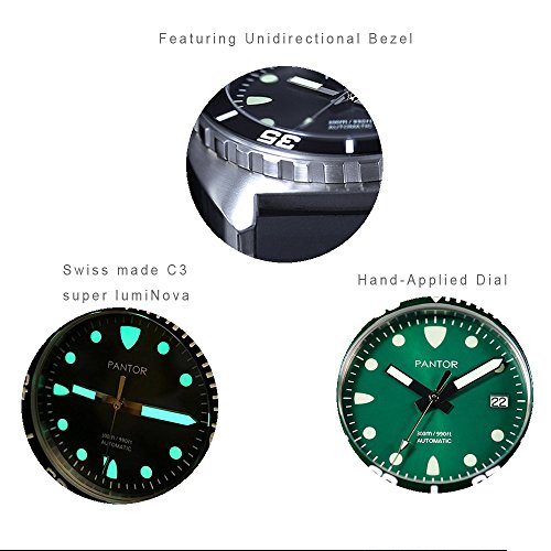 Dive Watch, Automatic Watches for Men with Stainless Steel Bracelet_Sealion Diver Watches3