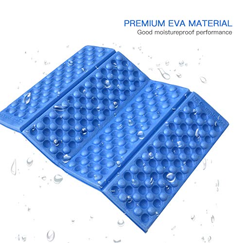 Ajcoflt Tapete de acampamento dobrável 39 27 cm, almofada de espuma de EVA, portátil, impermeável, p