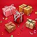 4 Roll Raffia Ribbon 1200 Feet Raffia Paper Ribbon Christmas Thanksgiving Gift Packing Ribbon for Gift Wrapping, DIY Craft, 300 Feet Each Roll(Red, Green, White and Natural)