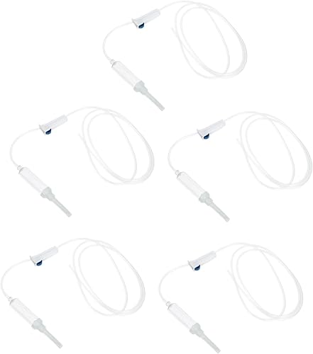 Abaodam 5 piezas bolsa de plasma pajitas de fiesta de Halloween bolsa de sangre mangueras fiesta bolsa de beber tubos manguera portátil enfermera