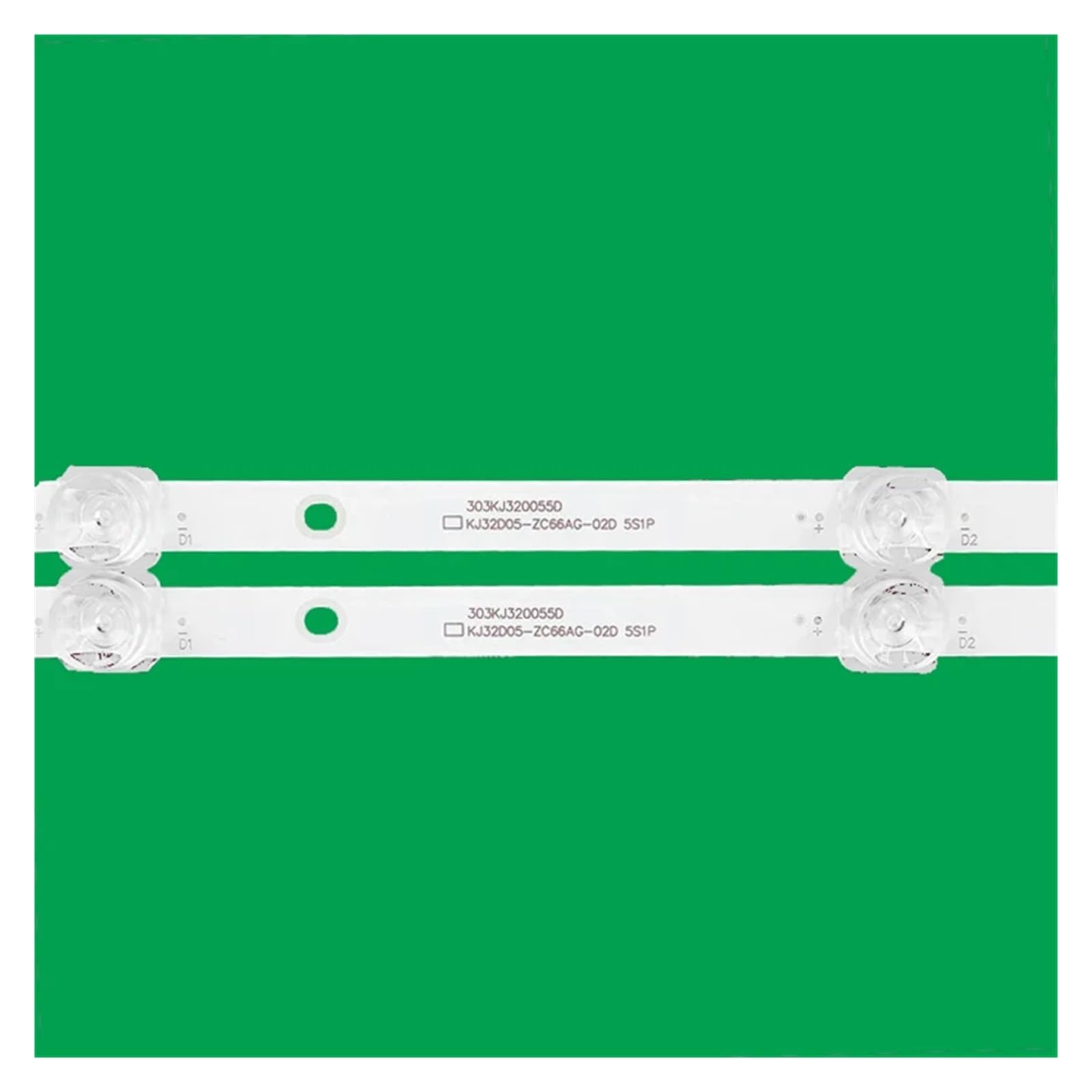 YUEZUYIOU LED Backlight Strip for HQ32KH HQS32NKH VR 32vh13b MS-KH-T320-V6-F2-3030-2.1-2105-FY4-05 13000-40000K(5kits-10pcs)