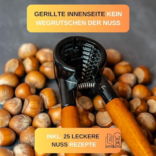 Nussknacker Thiru mit Holzgriff für Walnüsse und mehr