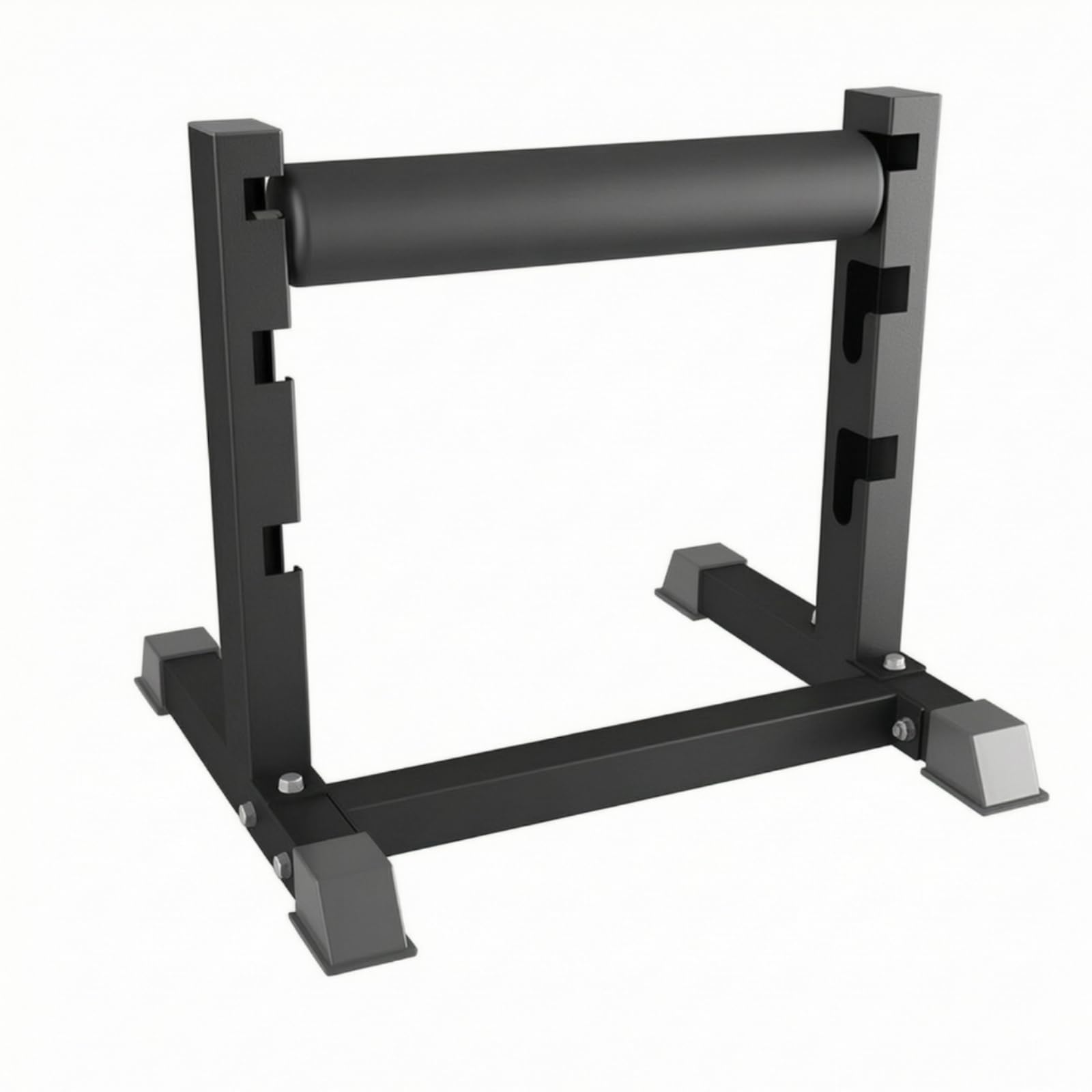 LOVIVER Split Squat Rack Stazione Squat Diviso Supporto Affondi Unilaterale Regolabile Rullo Cuscinetto Spesso Base Rettangolare Bassa Stabilità Elevata