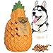 Pet-Fun® Ananas Unzerstörbares Hundespielzeug - Robustes Kauspielzeug aus Gummi für aggressive Kauer - Starkes Hundespielzeug - Puzzle-Spender für Leckerlis