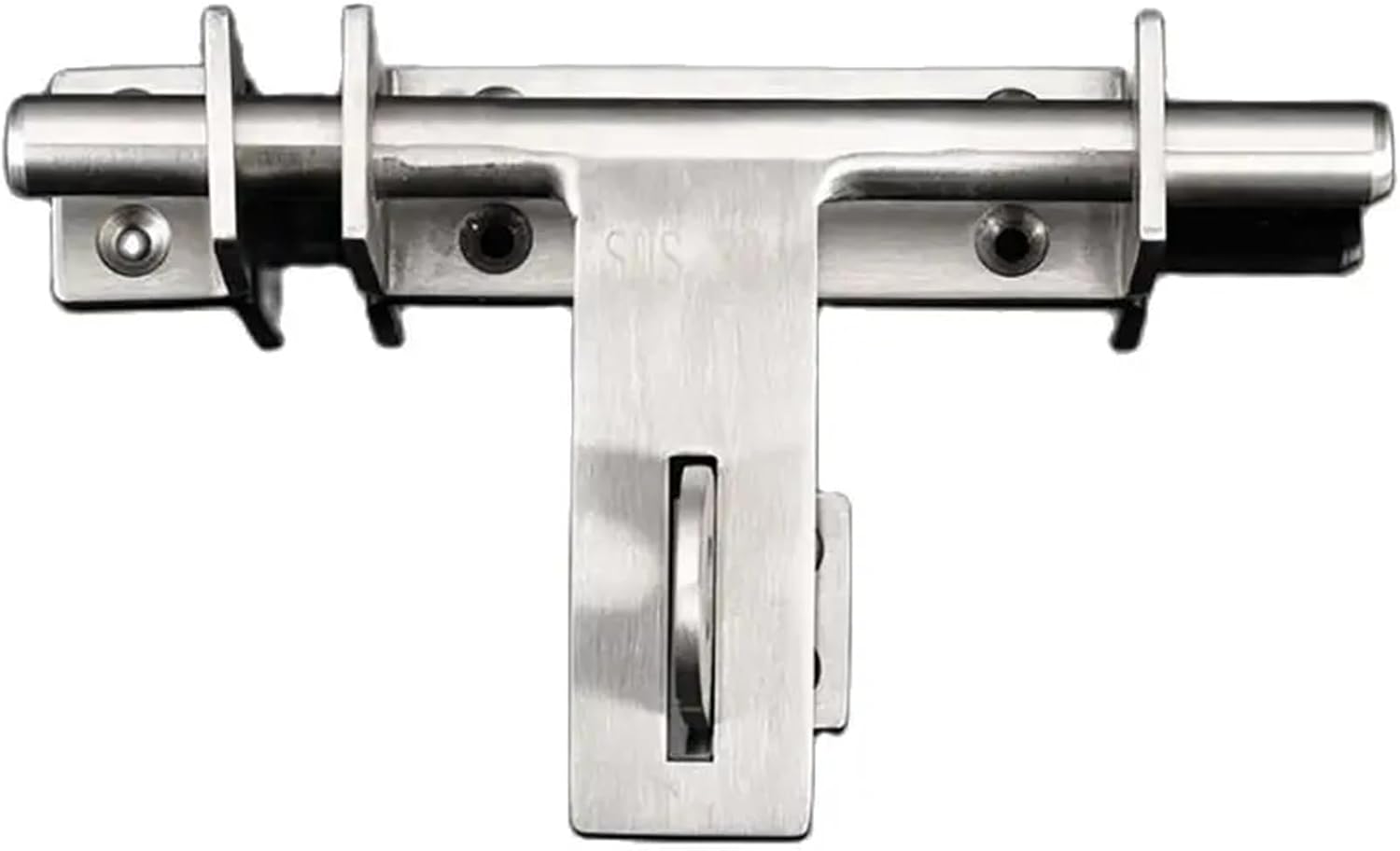 170mm Stainless Steel Sliding Bolt Gate Latch, Brushed Finish Barrel Bolt with Padlock Hole