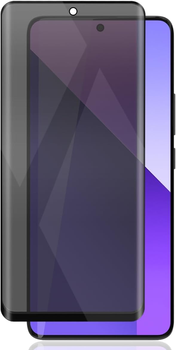 Zerrshoo Tempered Glass for Redmi Note 13 Pro Plus Screen Protector, Privacy, 9H Anti-Scratch, 1 Pcs 13 Pro Plus Screen Protector Anti Spy. for 13 Pro Plus Tempered Glass Protector