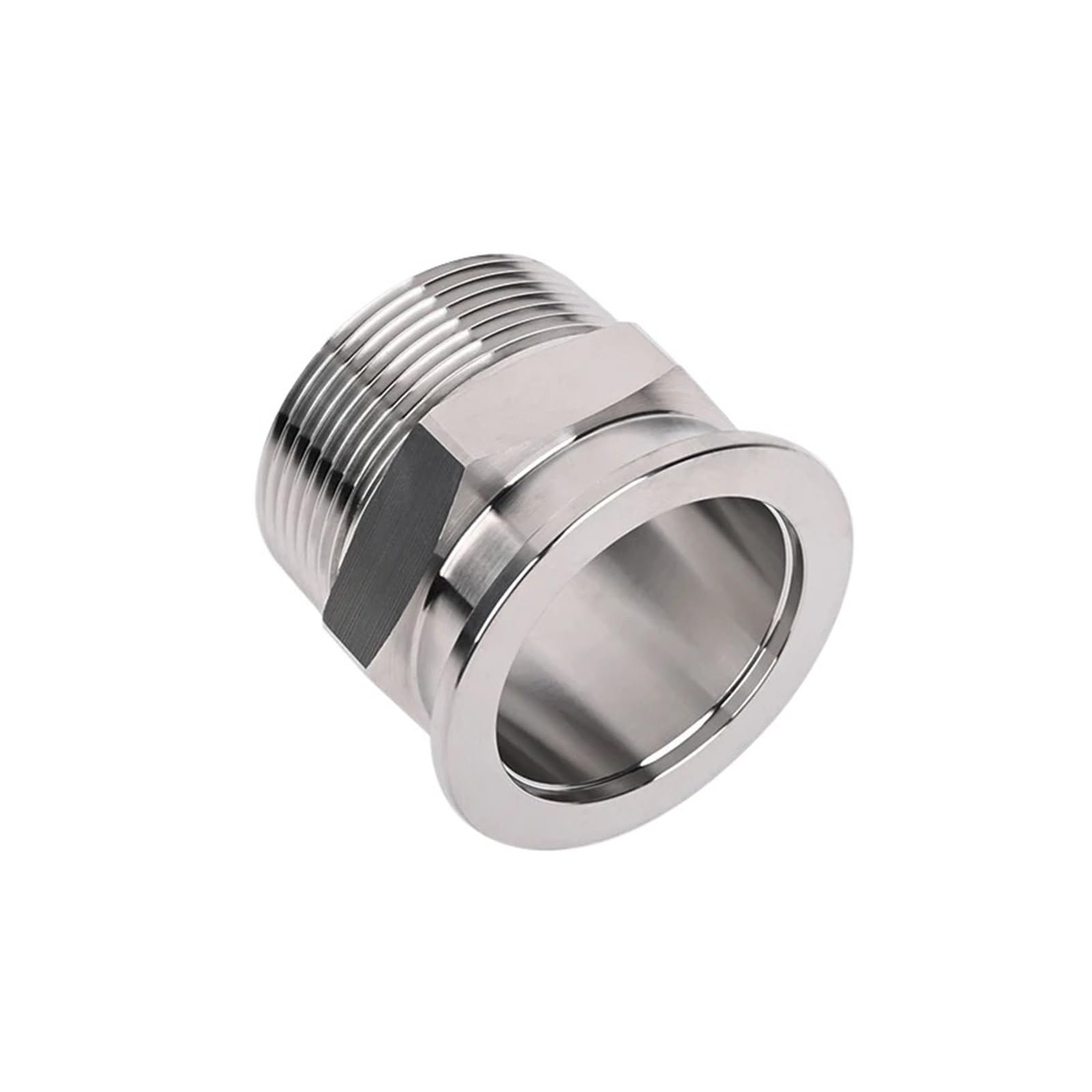 AARTERZZA KF40 Vacuum to 1" BSPT Male Thread Stainless Steel 304 Flange Pipe Hex Pipe Fitting