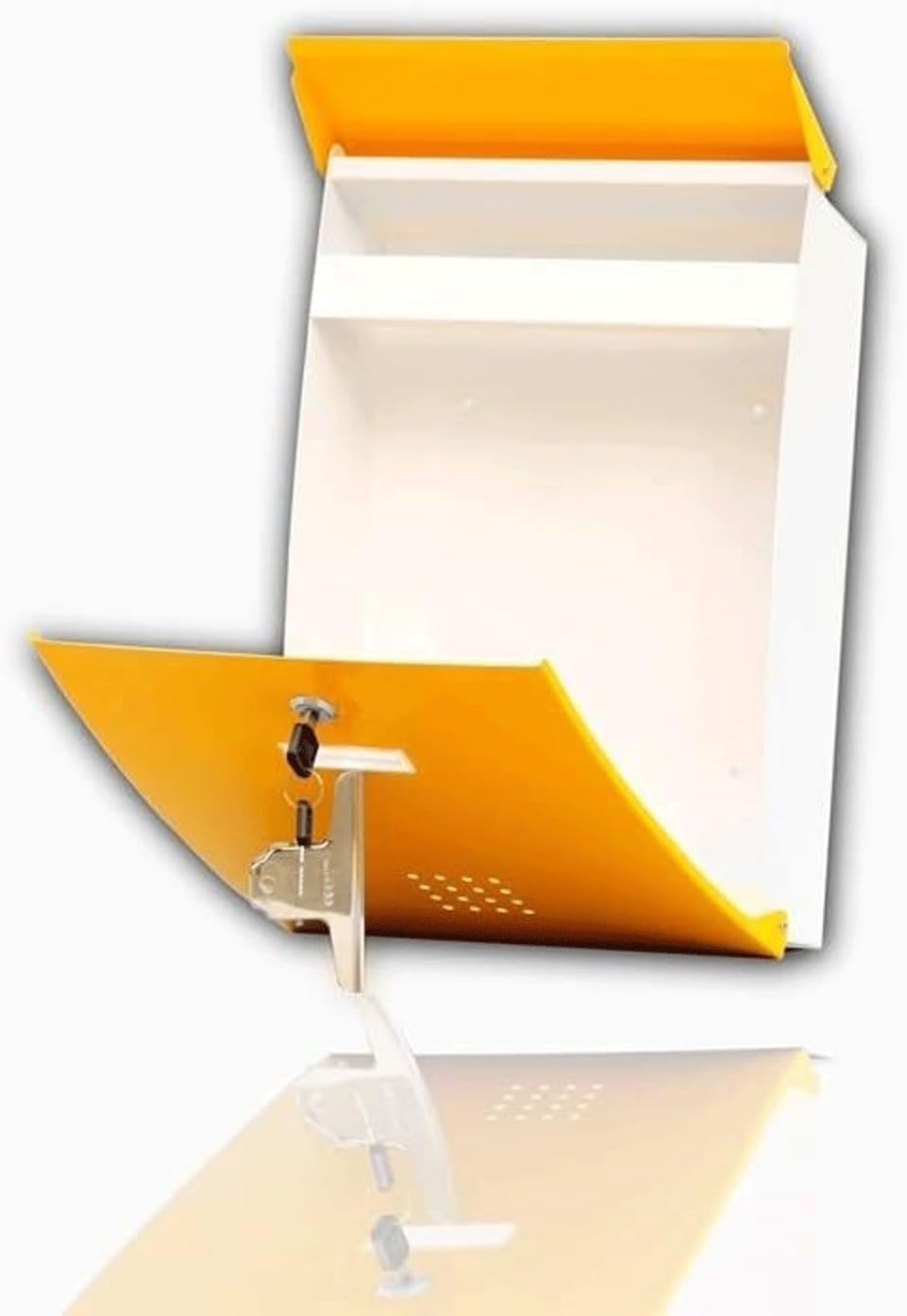 Wall Mount Mailboxes Lockable Mailbox Outdoor Post Box Safe Drop Box for Outside, Home Office, Businesses Suggestion Box