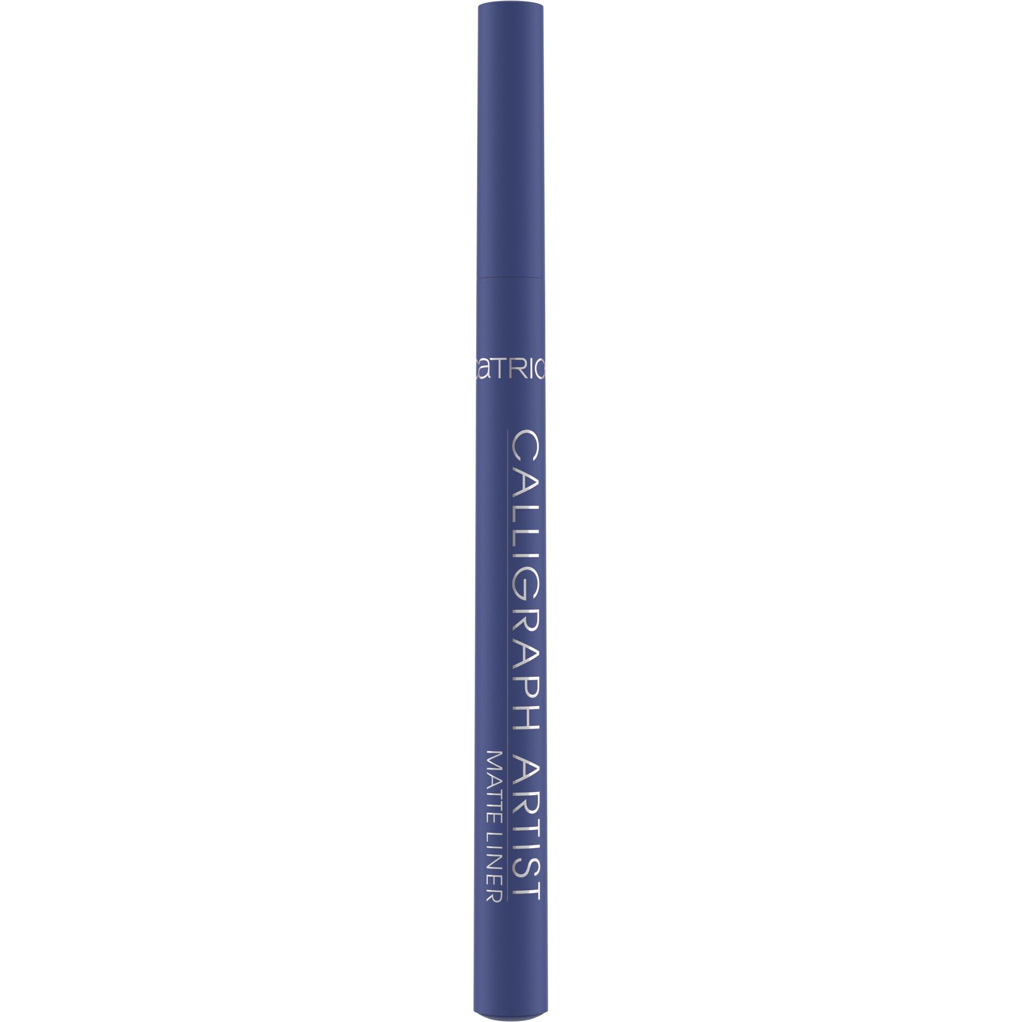 Catrice Calligraph Artist Mate Liner, delineador de ojos, n.º 060, azul, resultado inmediato, color intenso, mate, vegano, sin micropartículas de plástico, sin nanopartículas, sin perfume, 1 unidad