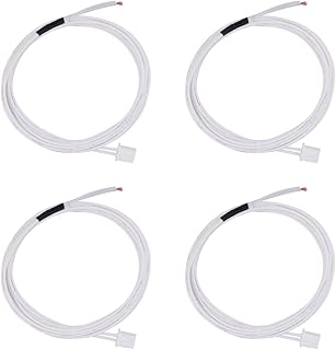 4Pcs 1.2m ohm NTC 100K 3950 Thermistor, 3D Printer NTC Thermistor, Ender 3 Thermistor Sensor Compatible for Creality Ender 3 v2/Ender 3 Pro/Ender 3 Neo/Voxelab Aquila, 2Pin XH2.54,