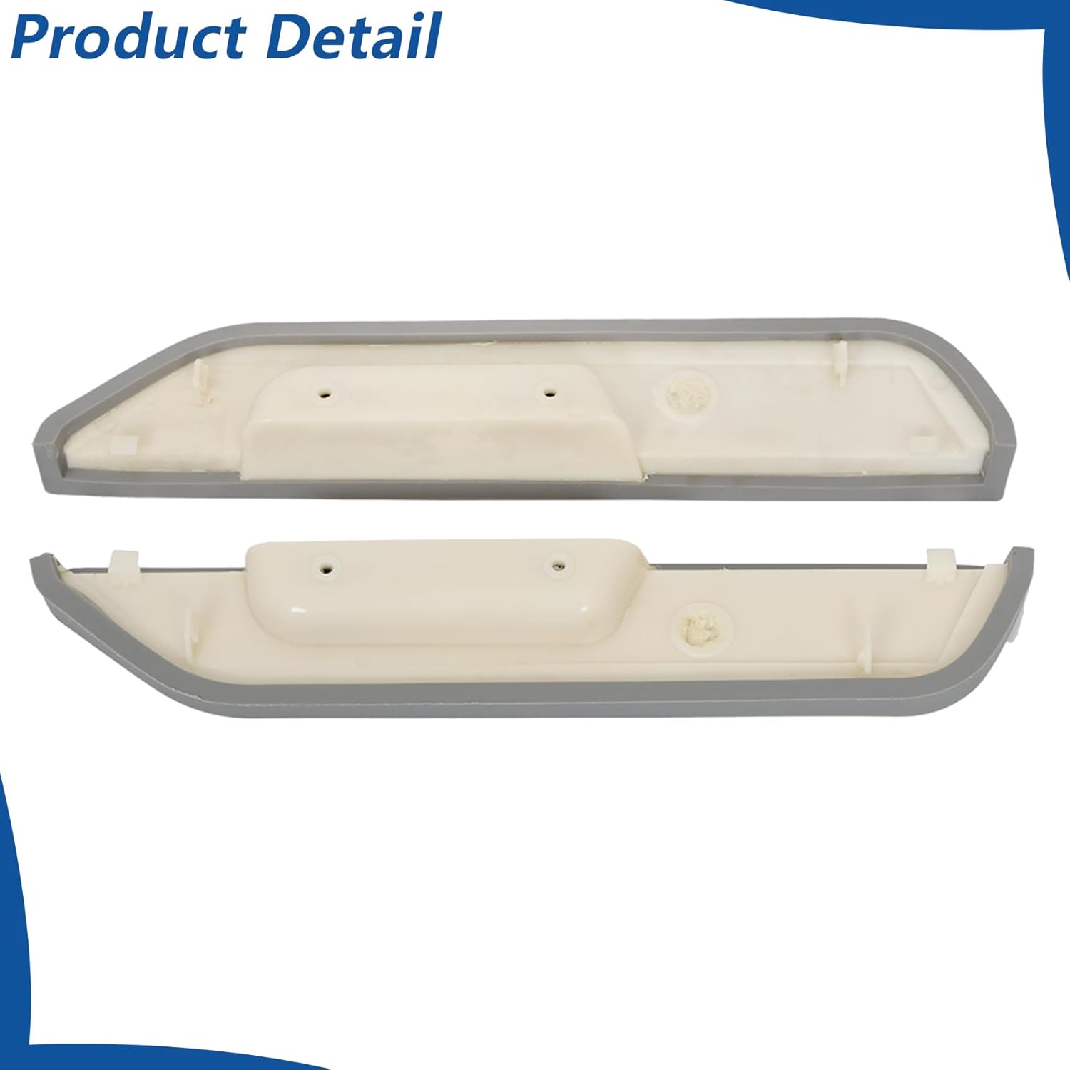 WFLNHB 1 Pair Gray Door Armrest Gray Front Replacement for Chevy C/K Series 1988-1994 15627855 15627856