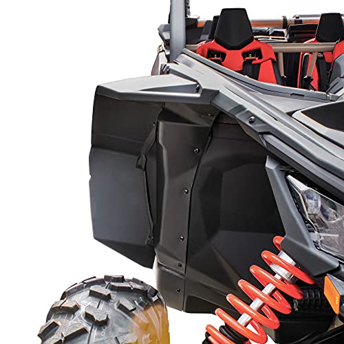 SAUTVS Wider Extended Fender Flares Kit for Can-Am X3, XXL Front Mud Flaps Mud Guards Extension for Can Am Maverick X3 MAX All Models Accessories 2017-2025 (2PCS) - Thumbnail 6