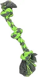 Brinquedo de Corda com 3 Nós para Cachorro, 29 cm, Algodão e Nylon