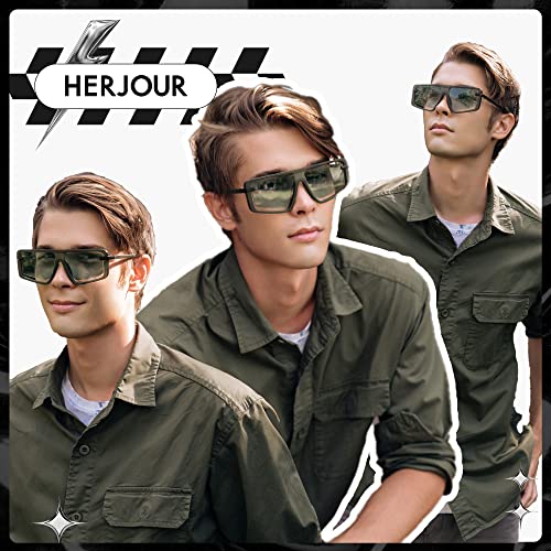 Retro Square Oversized Sunglasses for Women and Men Trendy Sun Glasses AR821574