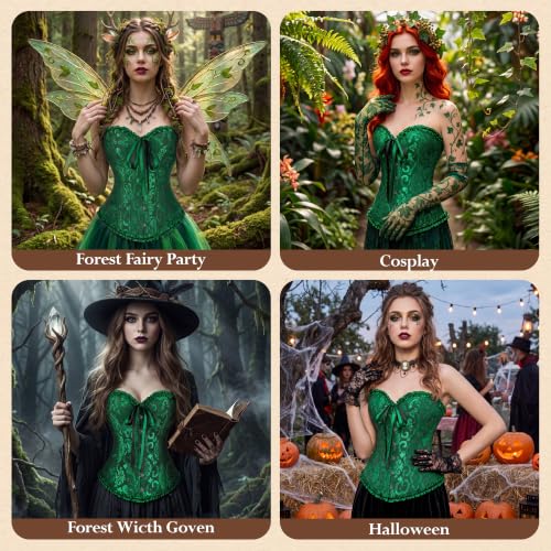 Image of frawirshau Women's Overbust Costume Corset Renaissance Victorian