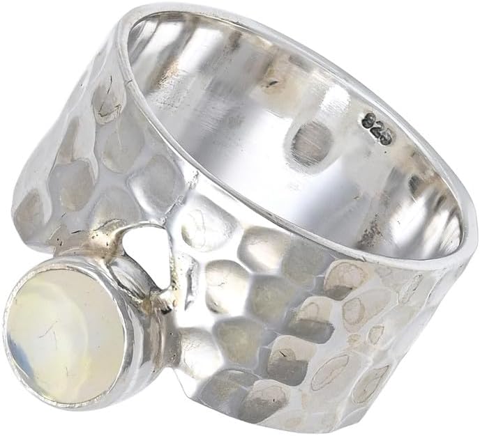 Rutilated Quartz Gemstone Band Ring Men & Women Band Ring All Size Band Ring Gift Item 925 Sterling Silver Ring Handmade Jewelry JSR-134