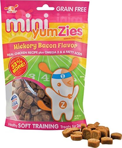 NootieYumzies Grain Free Hickory Bacon Flavor Natural Chicken Treats, Half Pound
