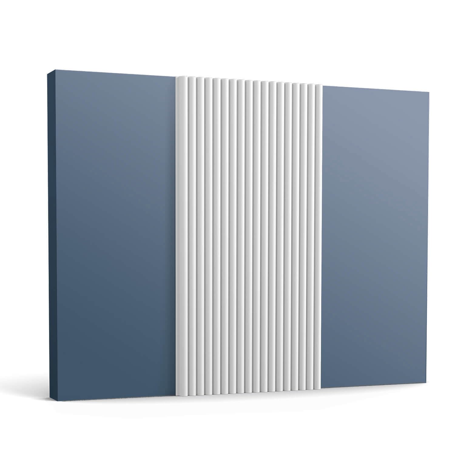 Orac 3D Rivestimento murale WX210 REED 200 cm x 1,3 cm x 25,5 cm Polistirene estruso (HDPS) primerizzato