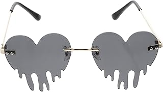 Lágrimas Óculos Engraçados Óculos De Moda Para Mulheres Óculos De Sol Fashion Óculos De Sol Sem Aro Para Mulheres Óculos De Sol Engraçados Óculos De Coração Óculos De Sol