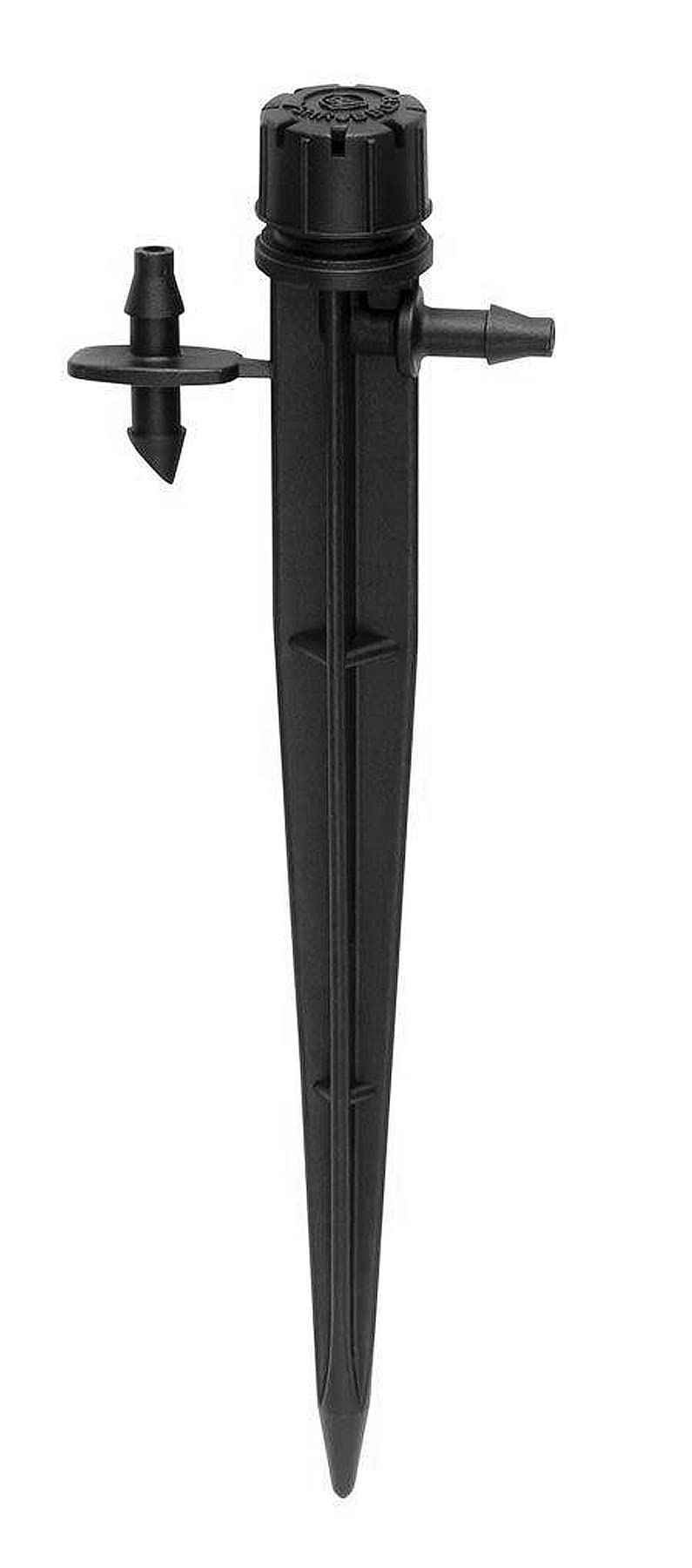 S&M 540042 Contagocce Regolabile 360°C/Paletto 0-70 L/H- 100 pezzi, Nero