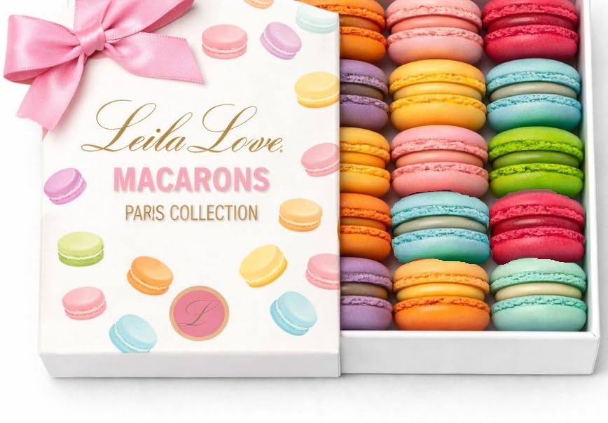 LeilaLove 12-Piece Classic Macarons