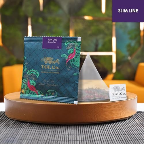 Image of TGL Co.Slim Line Green Tea Infusion (16 Tea Bags)|Rich in Anti Oxidant | Refreshing | No Artificial flavor | Improve Digestion