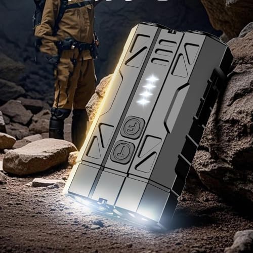 Lampe torche LED rechargeable avec affichage batterie