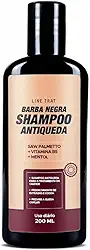 Barba Negra Shampoo Antiqueda com Saw Palmetto e Cafeína – Estimula o Crescimento Capilar e Reduz a Queda – 200ml