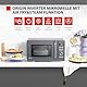 Toshiba MW3-AC26SFI(MG) Mikrowelle mit Grill und Heißluft 6-in-1 Mikrowellenherd mit Dampfgarer 26L 900W Origin Inverter, Chef Defrost, Konvektion, Kombi., Dampf, Grill, Air Fry Auto Menü, Grau