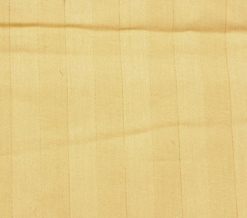 Image of Cotton 300 TC Pillow Cover, Full, Golden, 2 Pieces