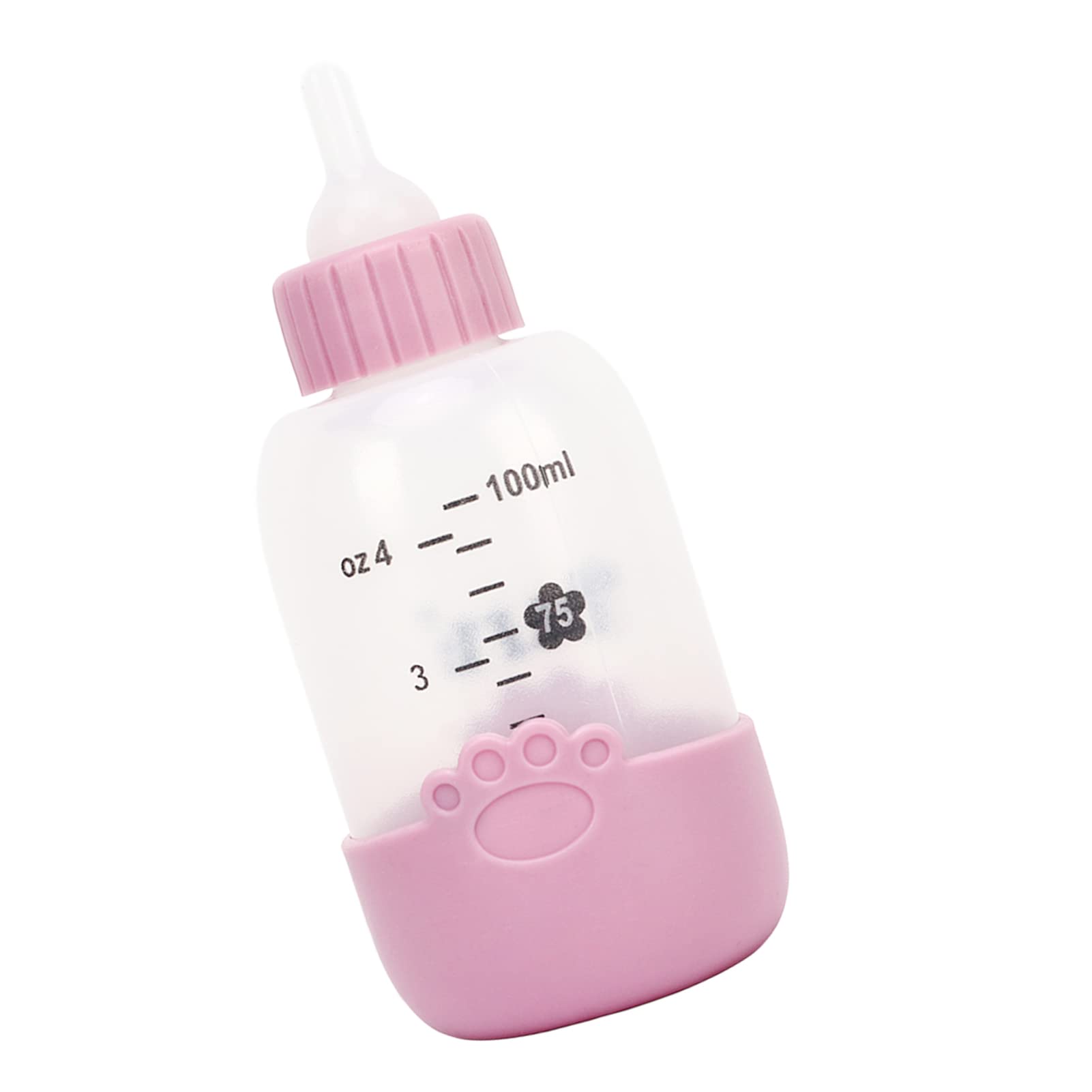 Amazon.co.jp: ペット用ミルクボトル、肉球型ペット哺乳びん シリコン 