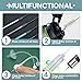 KUTO 12 Pcs Straw Cleaner Brush Kit with Nylon Bristles - Extra Long Pipe Cleaners for Tumbler, Water Bottle, Sippy Cup, Tubes & Hummingbird Feeders - 6 Different Diameters