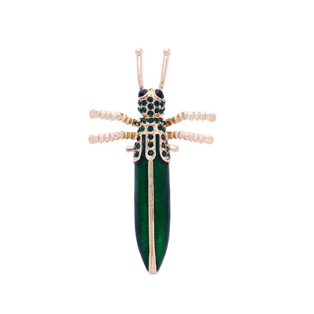 Insect Brooch Jade Green Ideal for All Occasions (Color : Green)