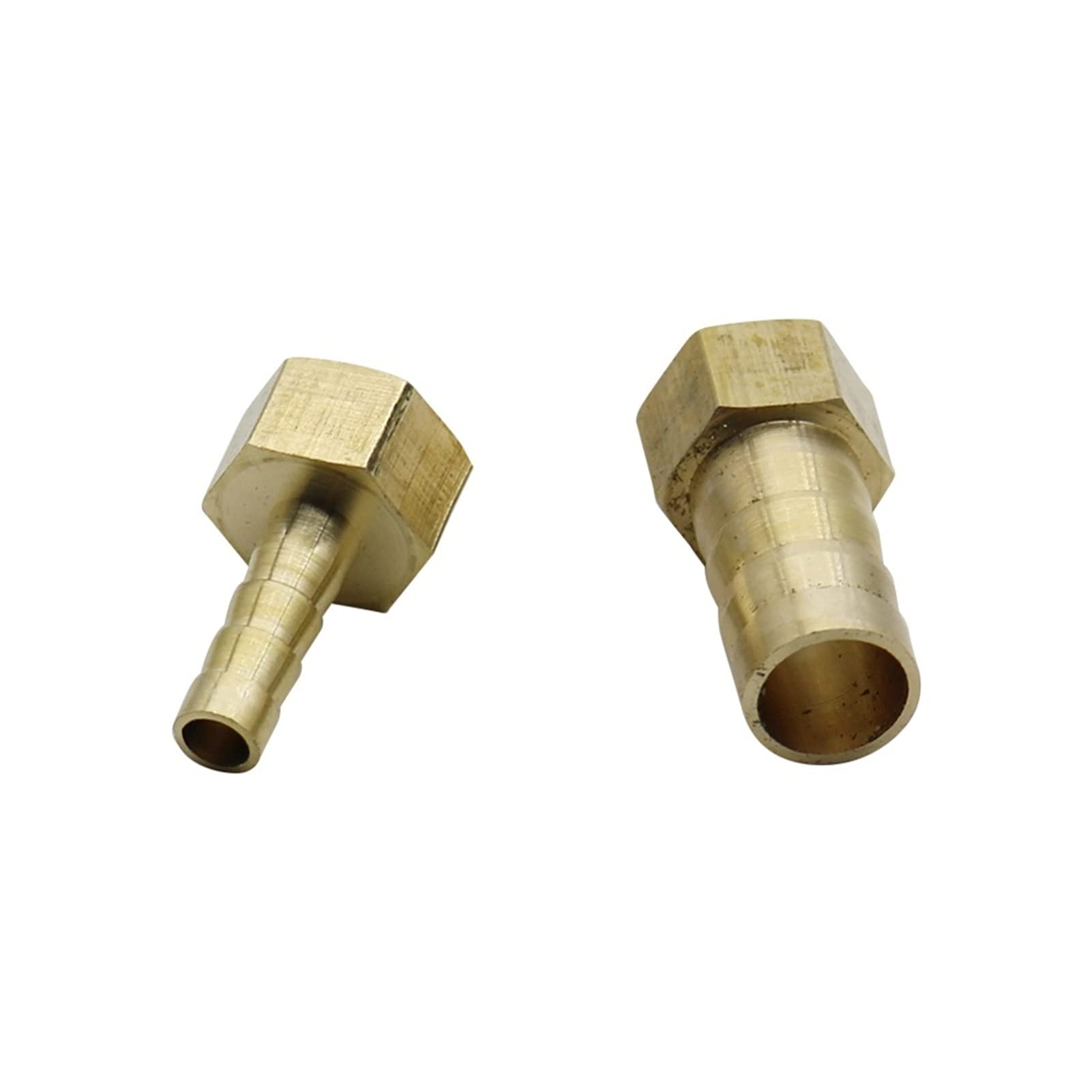 5 Giuntatrici Per Tubo Flessibile 1/4" X 1/4" Ottone - Midland Metal Mfg