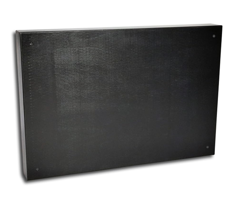 Protected Musikkassetten Holzregal Deluxe schwarz